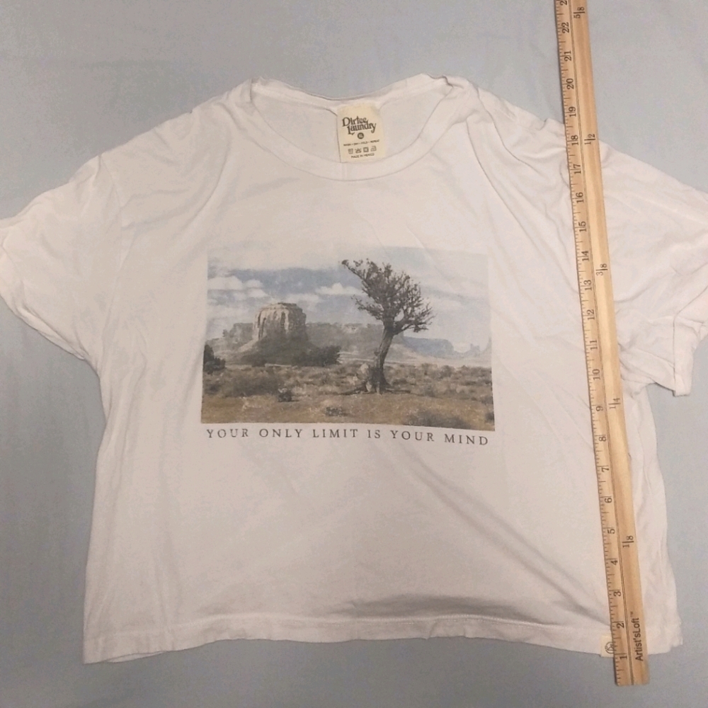 cropped white shirt